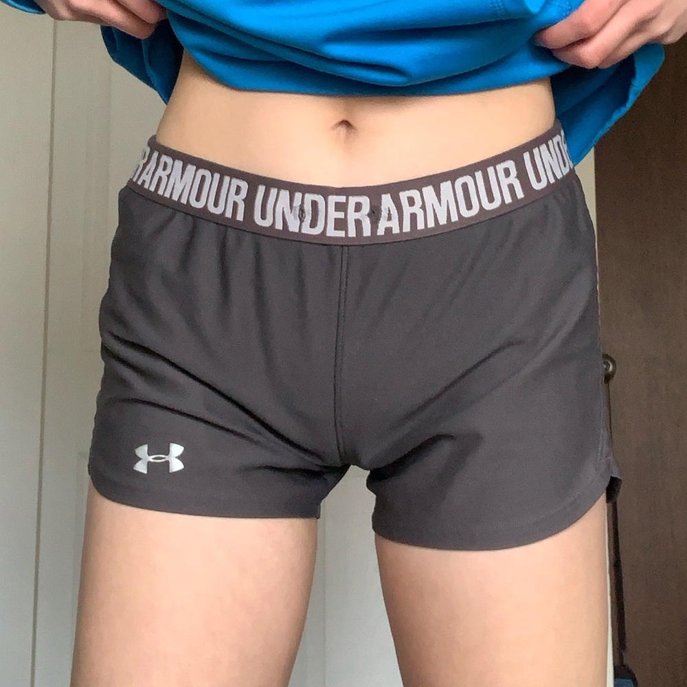 Under Armour Dark Grey Athletic Workout Shorts